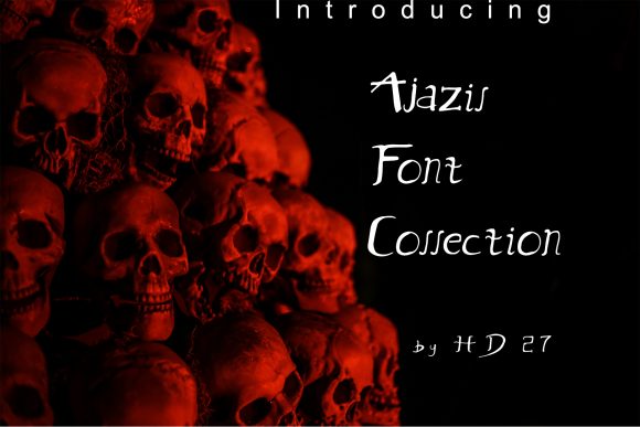 Ajazil: The Cool, Dramatic Display Font for Edgy Designs