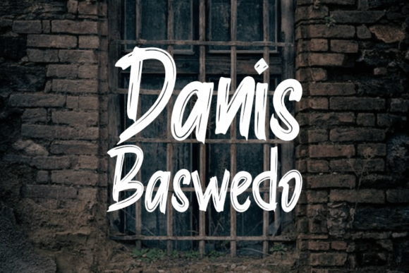 Danis Baswedo: Crafting Visual Narratives with a Display Font