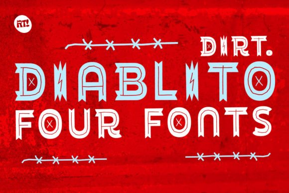 Diablito Dirt: A Display Font with a Mischievous Spark