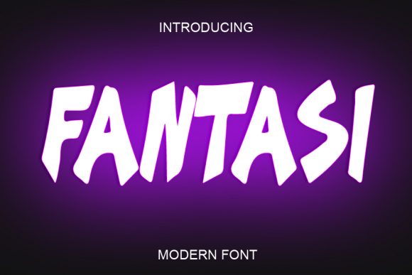 Fantasi: A Cool and Futuristic Display Font