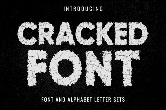 Give Your Projects Raw Character with the Cracked Typeface