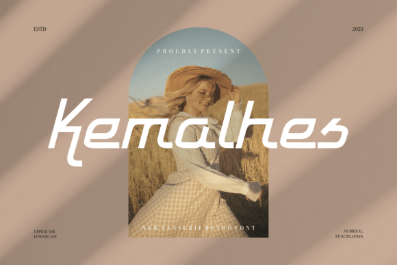 Kemalhes: The Display Font for Bold, Modern Branding
