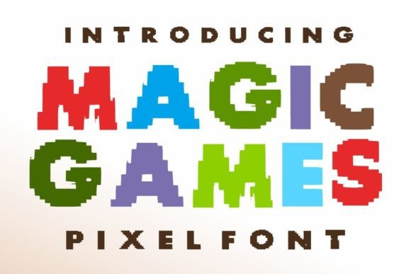 Magic Games: The Pixel Bold Font for High-Impact Designs