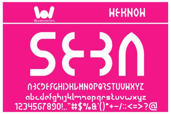 Seba: The Modern Display Font for Clean, Futuristic Design
