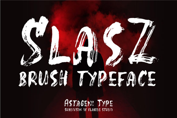 Slasz Brush: A Handmade Watercolor Font for Authentic Design