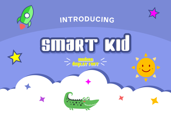 Smart Kid: A Modern Typeface for Playful Projects