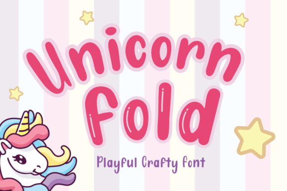 Unicorn Fold: A Playful Font for Authentic Designs